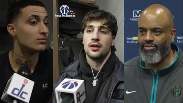 Wes Unseld Jr., Kyle Kuzma, and Deni Avdija